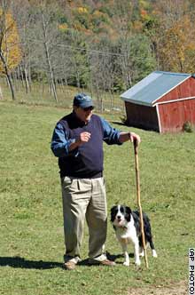 Jon Katz and his lifetime dog, Orson
