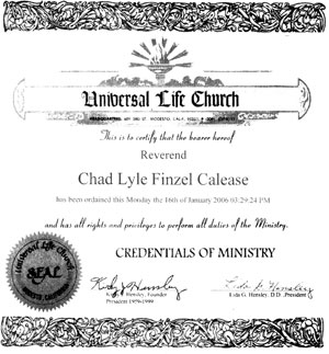 ordained!