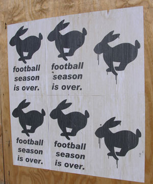rabbits and football???