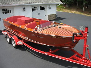 vintage Chris Craft runabout