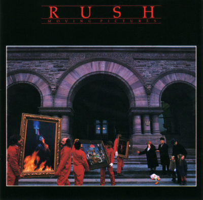 The cover of Rush's 1981 album Moving Pictures